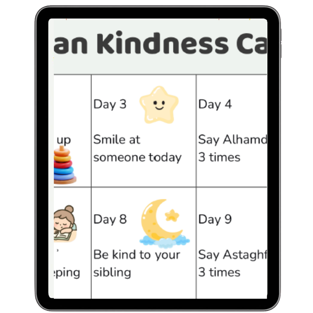 FREE Ramadan Kids Calendar (Digital Download)