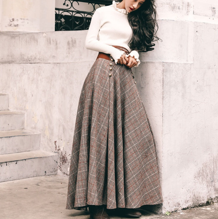 Long Sleeve Long Skirt Set
