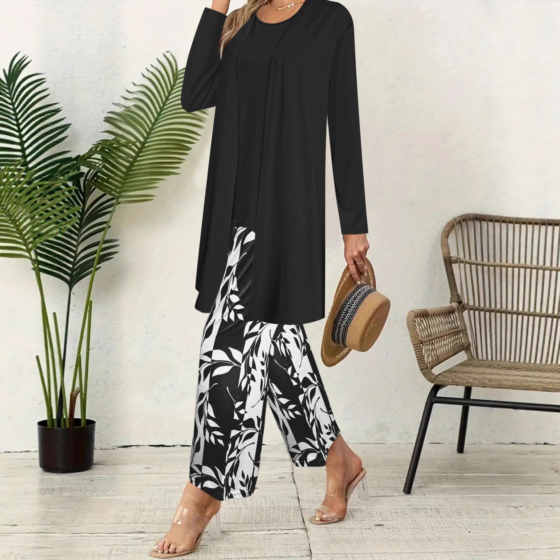 Casual Coat Vest Pants Three-piece Suit