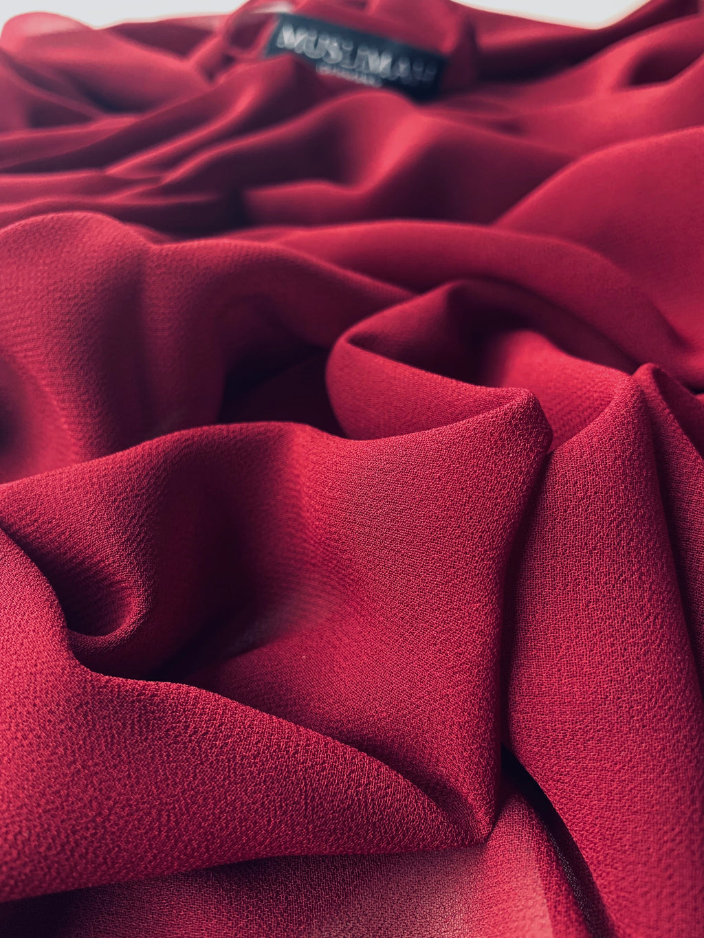 Maroon Premium Chiffon Hijab