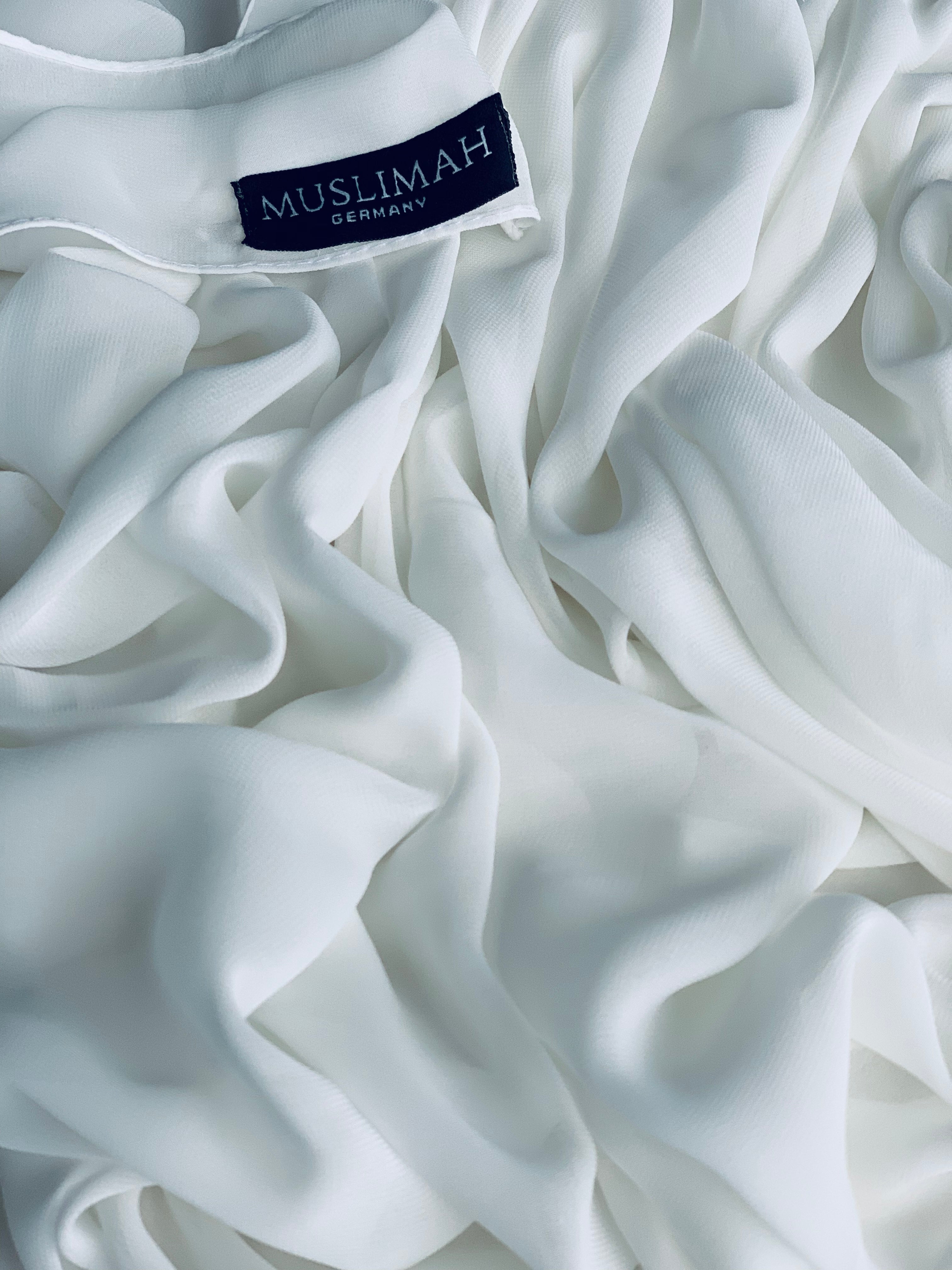 White Premium Chiffon Hijab