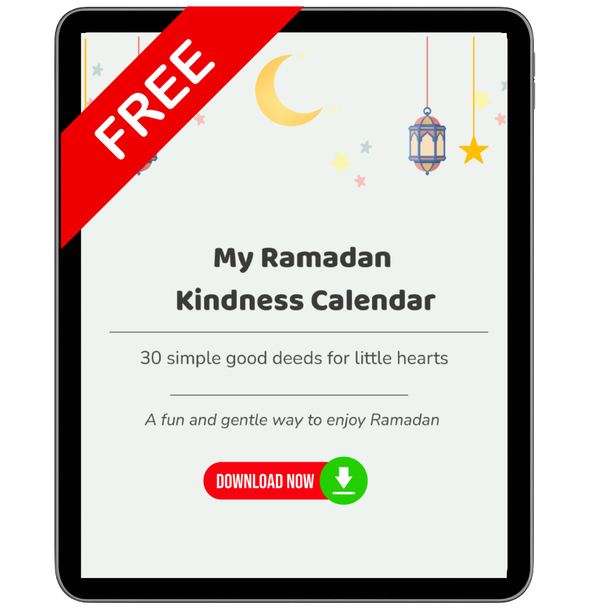 FREE Ramadan Kids Calendar (Digital Download)