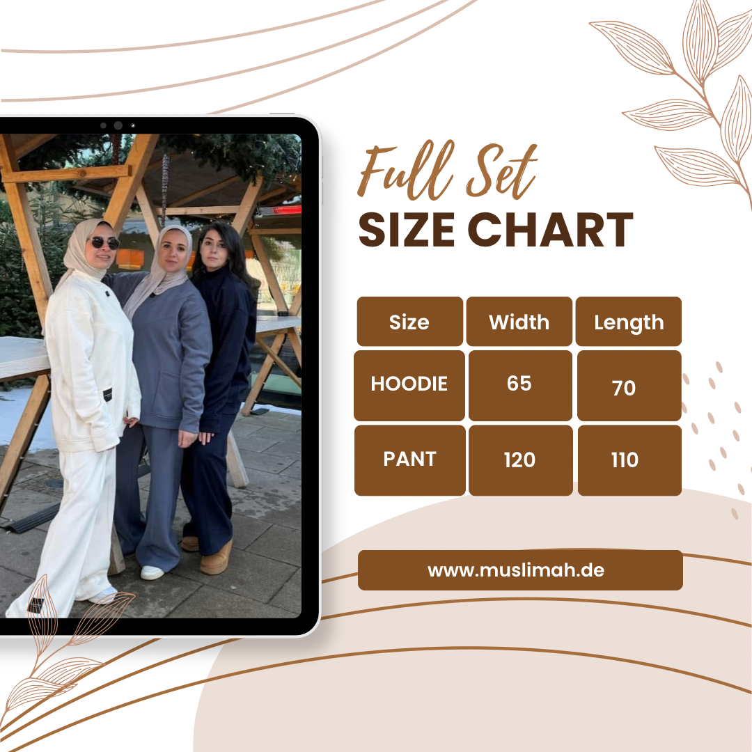 Creme Zweteiler - Model 1