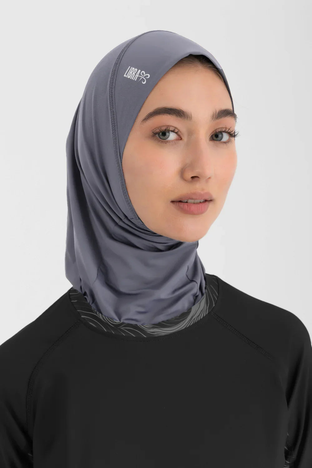 Ultra-Fit Swim Hijab - Charcoal