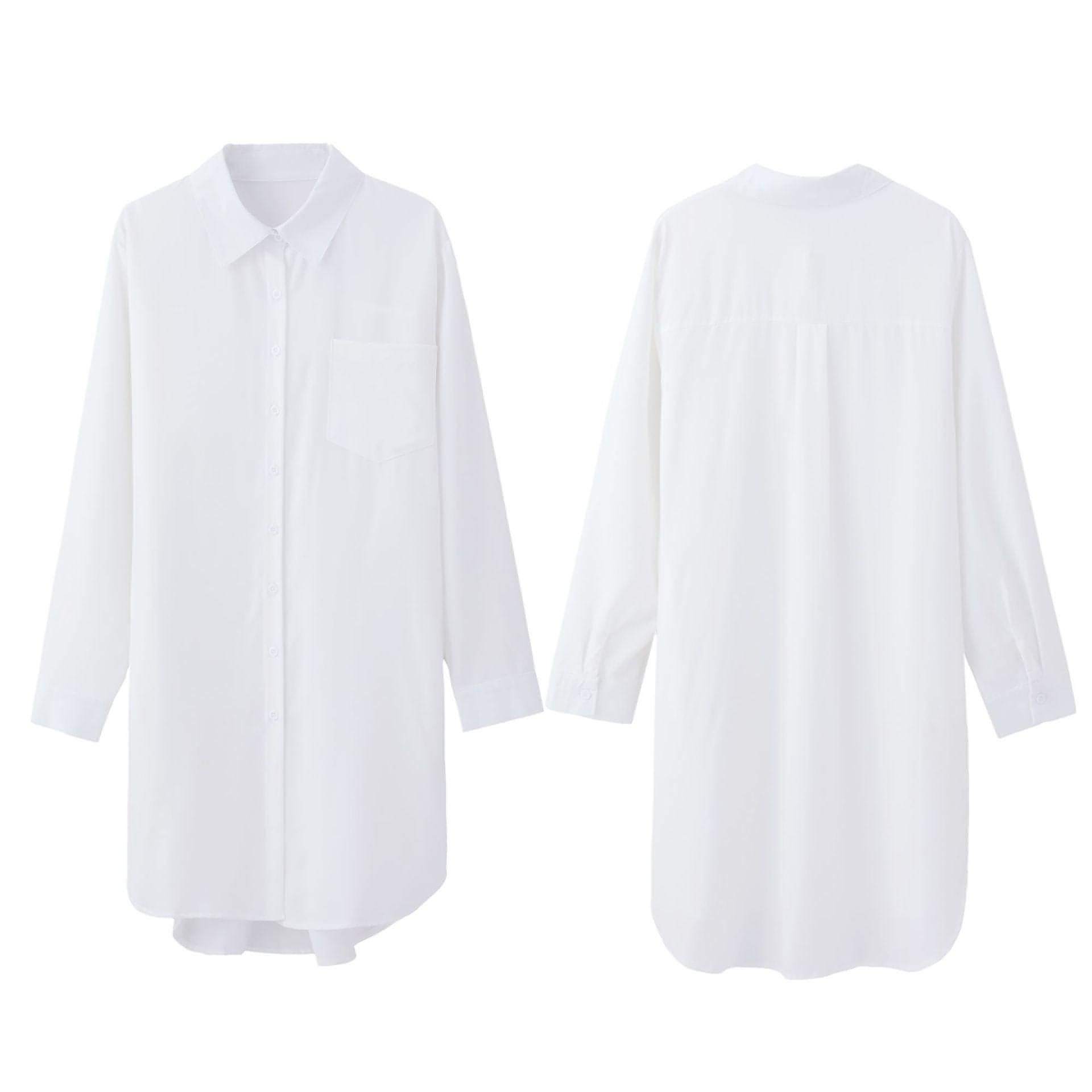 Women's Elegant Long Sleeve Blouse Dress Shirt