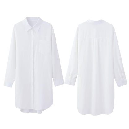 Women's Elegant Long Sleeve Blouse Dress Shirt