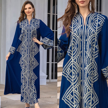 Muslim Women's Wear Robe Sequined Embroidery