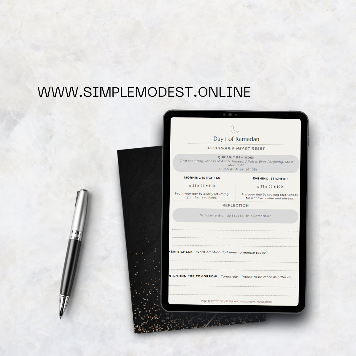 Istighfār Journal for Ramadan (Digital Download)